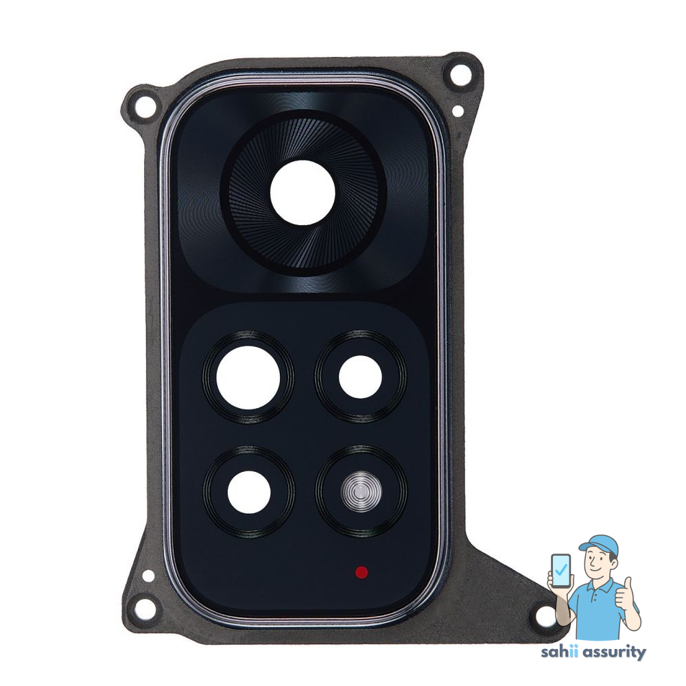 Camera Lens Glass with Frame for Xiaomi Redmi Note 11 Blue thumbnail